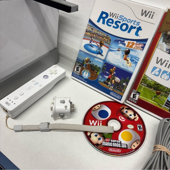 Nintendo Wii Console Set - White Tested - Picture 4 of 12